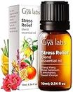 Gya Labs Stress Relief Essential Oils for Diffuser - Essential Oils for Aromatherapy - Natural Oils for Calming Diffusion, Soothing & Self-Care (10ml)