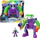 Imaginext Fisher-Price DC Super Friends Joker robot battaglia Figura con giocattolo con luci lancia proiettili, giocattolo +3 anni (Mattel HGX80)