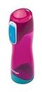 Contigo Swish Autoseal Water Bottle, Large BPA Drinking Bottle, Leakproof Gym Bottle, Ideal for Sports, Running, Bike, Running, Hiking, 500 ml, Magenta