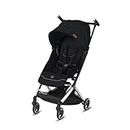 gb Pockit+ All-City Airplane Carry-on Compliant Stroller - Ultra Lightweight, 2-in-1 Travel System Ready with any Cybex Infant Car Seat, Compact Self-Standing Fold, Easy to Carry, Premium Fabric - Velvet Black