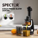 Spector Slow Juicer Cold Press Whole Fruit Juice Extractor Vegetable Processor
