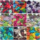 Assorted Mixed Buttons  Arts Crafts Sewing Card Making 20+ Colours / Designs 