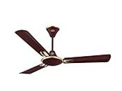 POLAR 1200 Mm Corvette Core Brown 1Star Ceiling Fan | Rust-resistant Long-lasting Energy-saving High Speed 400 Rpm Bee Approved 1 Star Rated and 50 watt 2 Years Warranty