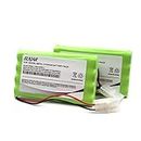 Lunggwey (2-Pack) 9.6V 2200mAh 239180 Ni-MH Battery Replacement for Genisys Scan Tool, OTC Mac Mentor & TechForce Automotive Scanners