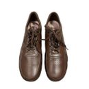 SAS Mens Time Out Walking Shoe in Antique Walnut Brown Leather Size 14 Medium