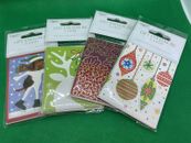 4 Packages ~ 2 1/2 X 3 Inch Xmas Gift Cards W/Envelopes ~  16 Cards Total ~ NIP