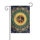 Peace Garden Flag 12 X 18 Inch Home Indoor & Outdoor Vertical Double-Sided Flags Yard House Farmhouse Sign For Home Garden Decoration