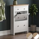 Shoe Rack Shoes Storage Cabinet Wooden Stand Cupboard Unit 3 Drawer Organiser