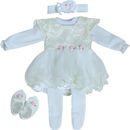 20" Reborn Baby Girl Dolls Clothes Clothing Newborn Dress Set Accessories Gifts