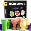 Cocktail Bath Bombs for Women and Men Relaxing & Skin Nourishing - Natural Bath Bombs for Women Gift Set with Essential Oils & Sea Salt - Luxurious Foam & Cocktail - 6 XXL Large Bubble Bath Bombs