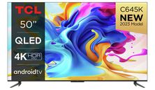 TCL 50 pollici 50C645K Smart TV 4K Ultra HD HDR QLED Android