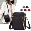 Womens Waterproof Shoulder Bag Zipper Multifunction Handbag