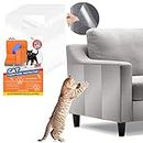 20 PCS Cat Sofa Scratch Guard,Cat furniture protector,Self-adhesive Furniture Protectors from Cats, Transparent Sofa Anti-scratch Pads for Furniture Sofa Cushion Door Wall Countertop(30*20 cm) (20Pcs)