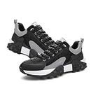Orthopedic Shoes for Men 2024,Arch Fit Orthopedic Sneakers,Orthopedic Comfort Sneaker Shoes for Men (Black,43)