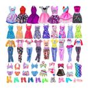 32/35/67 items for Barbie dolls clothes shoes jewelry clothing set accessories