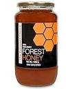 The Believers Choice Raw Organic Forest Honey, Wild, Unprocessed, Unheated, Original Honey 100% Pure and Natural, Non Pasteurized,Collected from Deep Forest - 1200 Grams Glass Jar (Pack of 1)