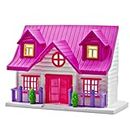 Ruhani Dollhouses/Funny House Play Set. Pack of 1, Small Doll House Play Set for Girl. (Mix Color)