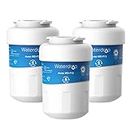 Waterdrop MWF Water Filters for GE® Refrigerators, Replacement for GE® MWF Refrigerator Water Filter and GE® SmartWater® MWFP, MWFA, GWF, HDX FMG-1, Kenmore® 9991, RWF1060, 3 Pack, Package May Vary