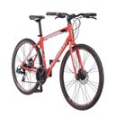 Schwinn Kempo Hybrid Bike, 700c wheels, 21 speeds, men's frame, red