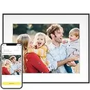 Aura Walden 15" WiFi Digital Picture Frame | The Best Digital Frame for Gifting | Send Photos from Your Phone | Quick, Easy Setup in Aura App | Free Unlimited Storage | Ink with White Mat