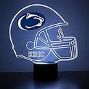 Mirror Magic Officially Licensed Pennslvania State University Nittany Lions Football Helmet Sports Fan Lamp/Night Light - LED - Personalize for Free