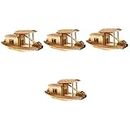 STAHAD 4pcs Boat Model Wood Trim Juguetes Adultos Chinese Canopy Ship Aduly Aldult for Wood Decor Craft Kits Adult Tiys Kids Juguetes para Hombres Toy Ornament Hand Boat Man Wooden