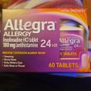 ALLEGRA Allergy 24 Hr 180mg 60 Tablets exp 6/2025 Free Ship