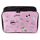 Diamonddeal Portable-Travel-Luggage-Bag-Clothes-Storage-Organizer-Carry-On-Duffle-Bag Portable-Travel Cartoon Portable Travel Luggage Bags Clothing Storage Organizer (Big) (Pink)