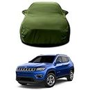 HEDWING® 100% Fully Waterproof Car Body Cover Comfortable with Jeep Compass 2.0 Longitude BS6 All Variants Indoor/Outdoor Full Body Protection Cover 6X6[Colour-Green