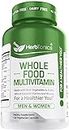 Whole Food Multivitamin for Women & Men with 62 Superfoods from Whole Food Markets Real Raw Veggies, Fruits, Vitamin E, A, B Complex - Vegan Non-GMO 120 Vegetarian Capsules.