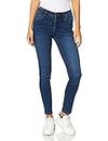 NOISY MAY Nmjen Nw S.s Shaper Jeans Vi021mb Noos Slim, Bleu (Medium Blue Denim Medium Blue Denim), W27/L32 (Taille fabricant: 27) Femme