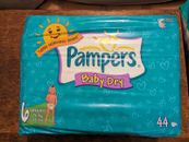 1X Pack of Extra large Pampers Diapers Vintage Vtg plastic backed alte windeln
