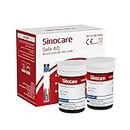 sinocare Blood Sugar Test Strips 50pcs, Without Lancing Devices, Only Applicable to Safe AQ Smart Blood Glucose Monitor and Safe AQ Voice Blood Glucose Monitor