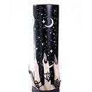 Insulated 20oz Stainless Steel Coffee Mug For Women Skinny Tumbler with Splashproof Lid Halloween Decor Spooky Gifts Vacuum Double Wall Rubber Sealed Tumblers Travel Cup Simple Modern Kitchen 570ml