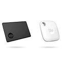 Tile Slim (2022) - 1 pack & Mate (2022) Bluetooth Trova oggetti, 1 Pezzo, Portata rilevamento 76 m, compatibile con Alexa e Google Home, iOS e Android, Trova chiavi, telecomandi e altro, Bianco