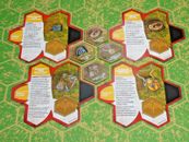 Heroscape Wave 13/D3 Moltenclaw's Invasion - 4 Glyph Set  with Cards