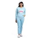 Monte Carlo Girls Cotton Blend Printed Tracksuit (523063659-1-30, Sky Blue, 7-8Y)