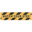 Lifekrafts Self Adhesive Anti Slip/Anti Skid Strip. Safety Strip. Large 15 x 60CM Watch Your Step Non Skid Strip Pack of 10