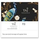 Taj Experiences E-Gift Card - Redeemable Online & Offline - Flat 7% Off