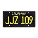 Celebrity Machines Bullitt | JJZ 109 | Metal Stamped License Plate
