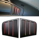 Rear Side Window Blinds Louver Cover Accessories For Dodge Charger 2011-2023