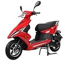X-PRO Bali 150 Moped Street Gas Moped 150 Adult Bike with 10" Aluminum Wheels! (Red)