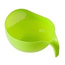 Clazkit Multi-Purpose Strainer or Washer Bowl for Rice Fruits & Vegetable Rice Bowl