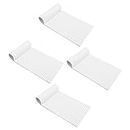 PLAFOPE 4Pcs tear off memo pad five star notebook appointment planner book note book notepad undated daily planner pocket office notebook memo notebook white tearable a4 notebook pad Paper