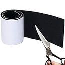 Joyoldelf Felt Furniture Pads with Strong Adhesive, DIY Self Heavy Duty Felt Strip Roll & Wood Floor Protector, Suitable for Table, Sofa, Plant Pots and Dishes, 39.37’’x 3.93’’ (Black)