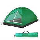 Tente de camping 2 personnes, tente dôme imperméable, abri d'extérieur, tente de camping ultralégère, facile à installer, légère, pare-soleil de jardin, plage, pêche, camping (vert)