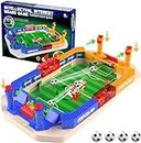 Mini Foosball Games Football Table Game Tabletop Soccer Pinball for Indoor Game Room, Portable Table Top Foosball Desktop Sport Board Game for Adults Kids Family Game