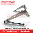 BARRA OSCILANTE TRASERA VITAVON Hammer Rey CNC aluminio7075 plata