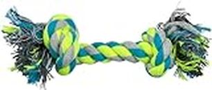 Trixie 32652 Denta Fun, corda da gioco in puro cotone, 28 cm, Colori assortiti, 1 pezzo