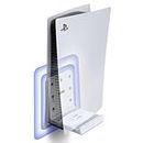 Spigen VG200 Designed for PS5 PlayStation 5 Digital Edition Console Mount - White (Not Compatible with PS5 Slim)